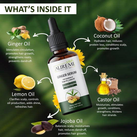 Auremi Hair Growth Ginger Serum