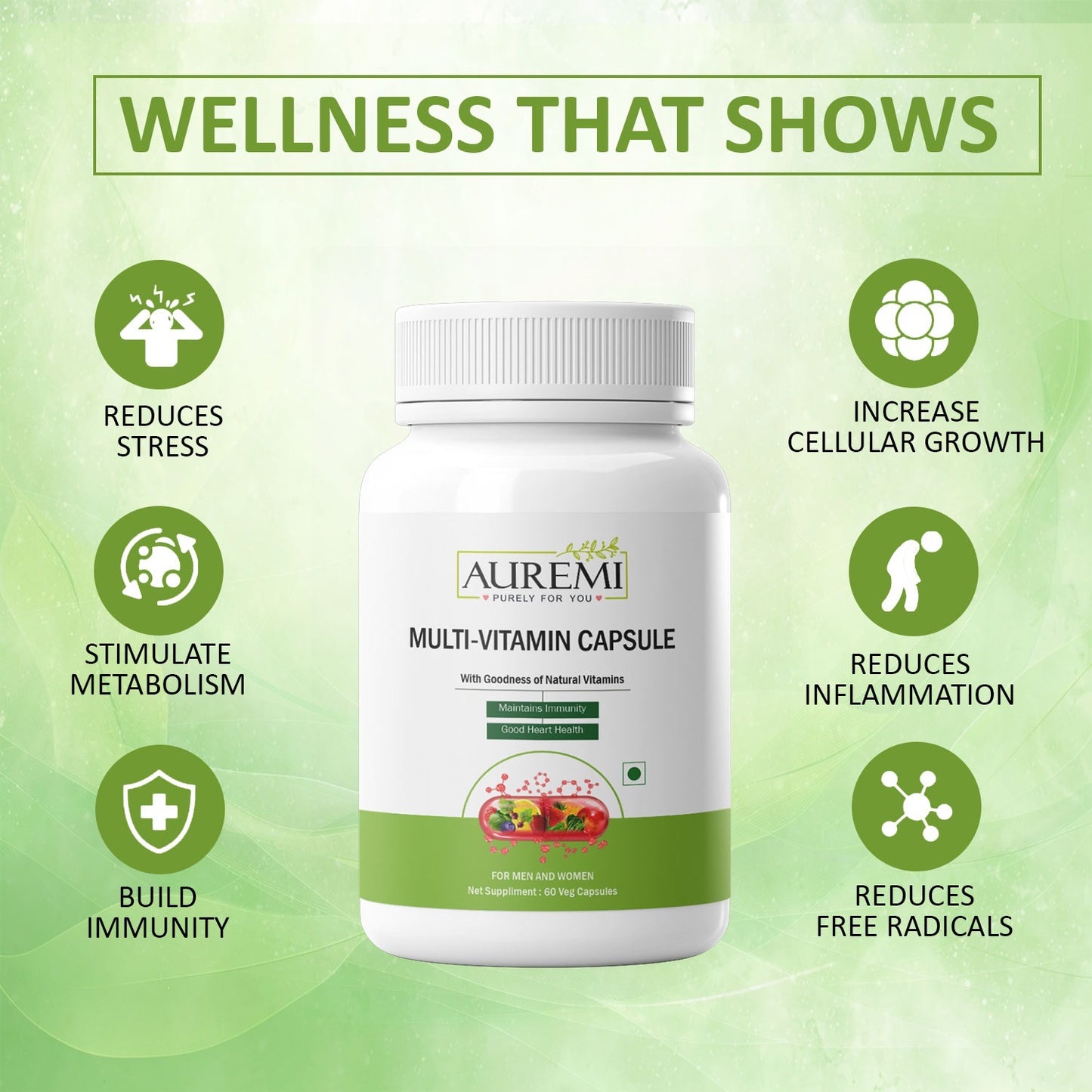 Auremi Hair MultiVitamin Capsules