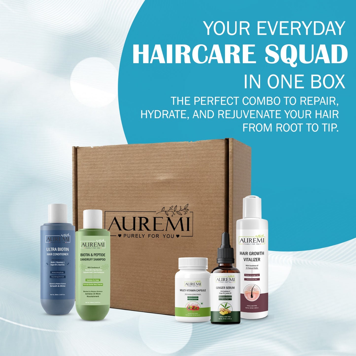 Auremi 5-in-1 Hair Treatment Kit